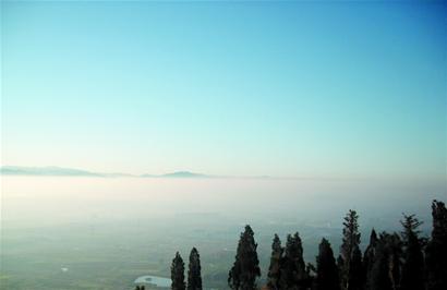 青島即墨現海市蜃樓奇觀 