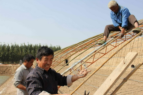 山東高青：調結構建“冬棚”