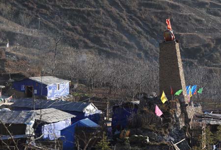 Qiang ethnic village reconstructed after May 12 earthquake