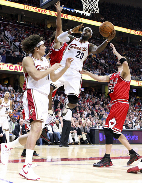 NBA季后賽：騎士主場屠牛 2:0領先