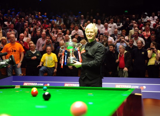 斯諾克世錦賽羅伯遜獲得冠軍