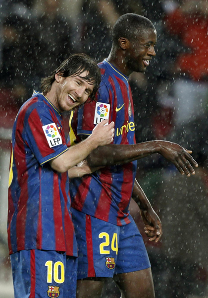 巴塞羅那雨中4:1擊退特內(nèi)里費(fèi) 取得主場10連勝