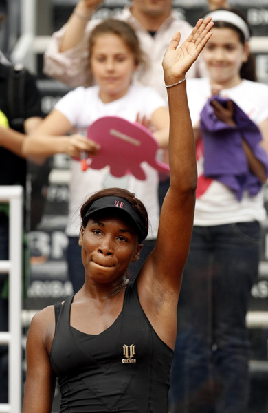 羅馬賽：小威澳網(wǎng)后首戰(zhàn)獲勝 大威送施奈德10連敗