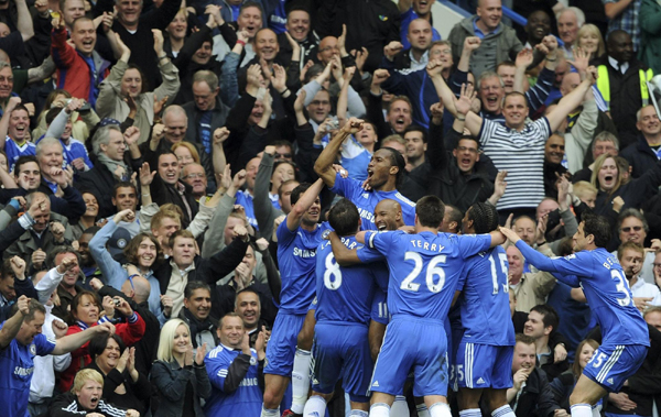 英超：切爾西力壓曼聯1分 第四次奪冠