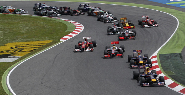 F1西班牙站：韋伯奪冠 阿隆索亞軍