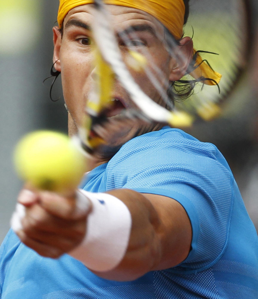 馬德里賽：納達(dá)爾苦戰(zhàn)過關(guān) 小威遭逆轉(zhuǎn)出局