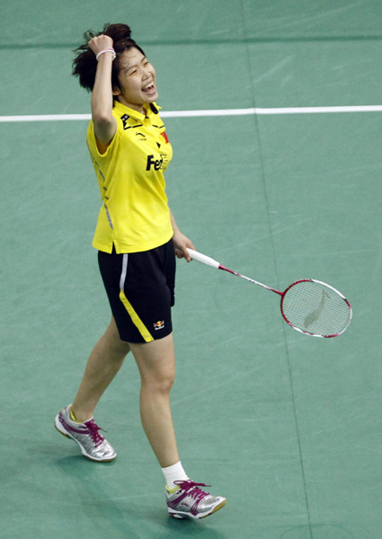 尤伯杯：中國(guó)3:0完勝印尼 將與韓國(guó)爭(zhēng)冠