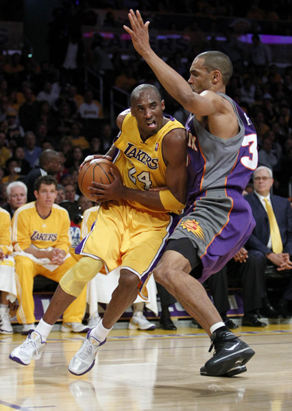 NBA：科比40分力壓納什兩雙 西部決賽湖人1:0太陽