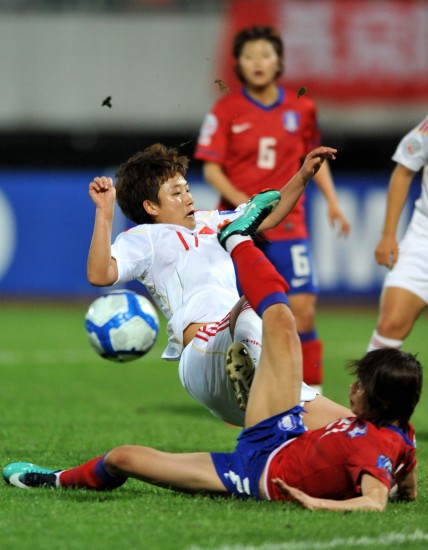 女足亞洲杯：中國隊0:0險平韓國隊