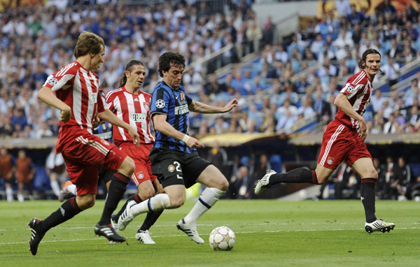 歐冠：米利托梅開(kāi)二度 國(guó)米擒拜仁奪三冠王