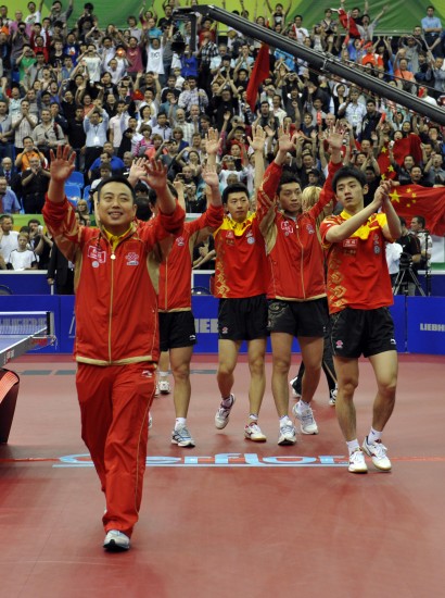 世乒賽：中國女乒夢碎莫斯科 男乒勇奪五連冠