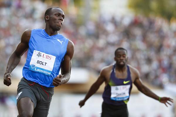 鉆石聯賽洛桑站：博爾特復出稱霸 羅伯斯奪第五冠