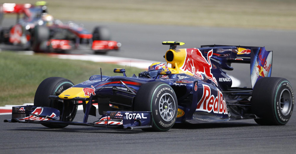 紅牛車隊車手韋伯奪得F1英國大獎賽冠軍