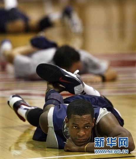 美國隊備戰世錦賽[組圖]