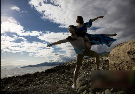 申雪趙宏博加拿大婚紗照曝光（組圖）