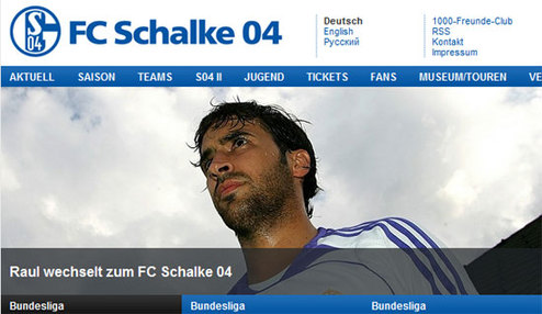 沙爾克04官方宣布勞爾加盟 皇馬旗幟簽約德甲兩年