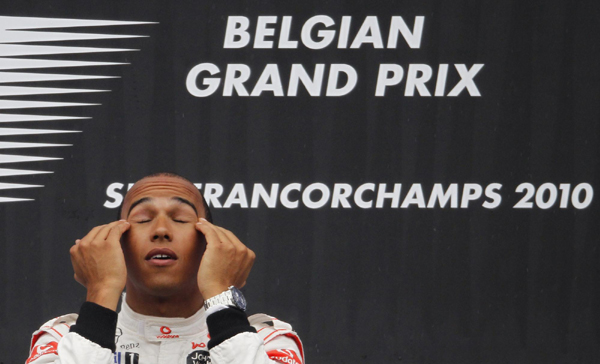 F1比利時站：漢密爾頓全程領(lǐng)先獲勝