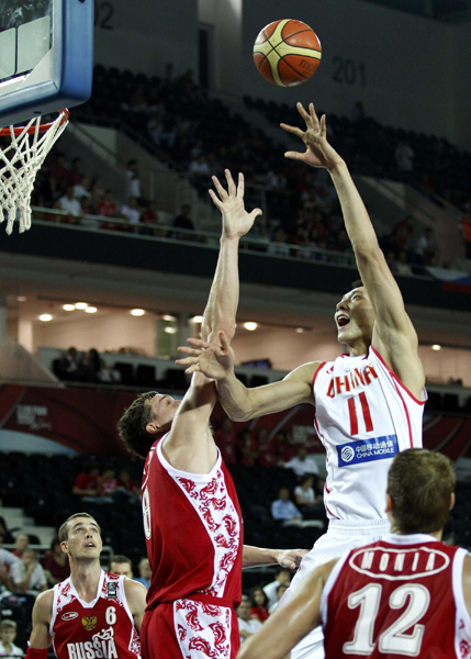 男籃世錦賽：中國(guó)隊(duì)不敵俄羅斯 出線僅存理論可能