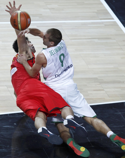 男籃世錦賽：中國隊67:78不敵立陶宛無緣八強