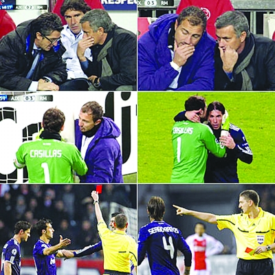 穆里尼奧指使兩將染紅 皇馬陷“洗牌門”