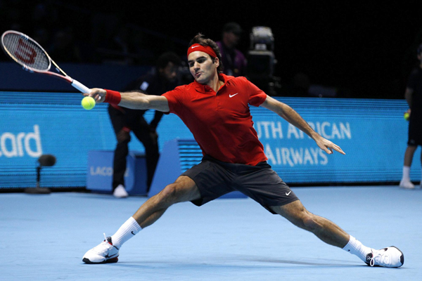 ATP總決賽：費(fèi)德勒完勝索德林 穆雷血洗費(fèi)雷爾