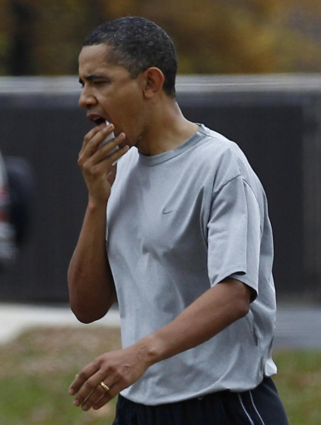 奧巴馬打籃球受傷 嘴唇縫合12針