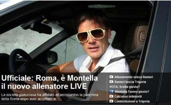 羅馬宣布蒙特拉成新主帥 小飛機2年后再飛翔