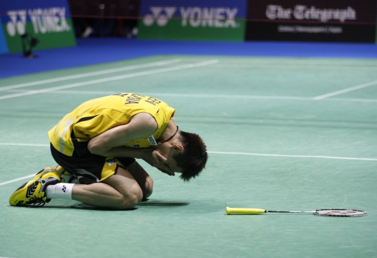 全英賽-林丹失誤頻頻0比2不敵李宗偉 無緣第五冠