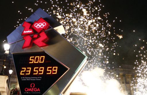 倫敦奧運慶典尷尬一幕 倒計時鐘不明原因停擺