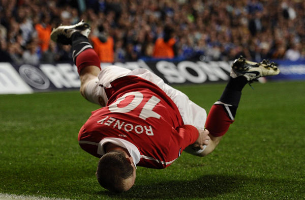 歐冠：魯尼絕殺爭議點球未判 切爾西0:1曼聯