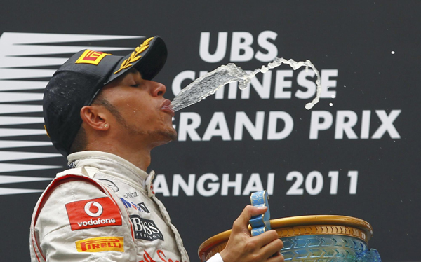 F1大獎(jiǎng)賽中國(guó)站：漢密爾頓奪冠