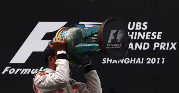 F1大獎賽中國站：漢密爾頓奪冠