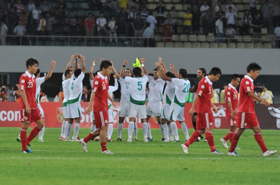 世預賽：中國主場0:1負10人伊拉克出線告急