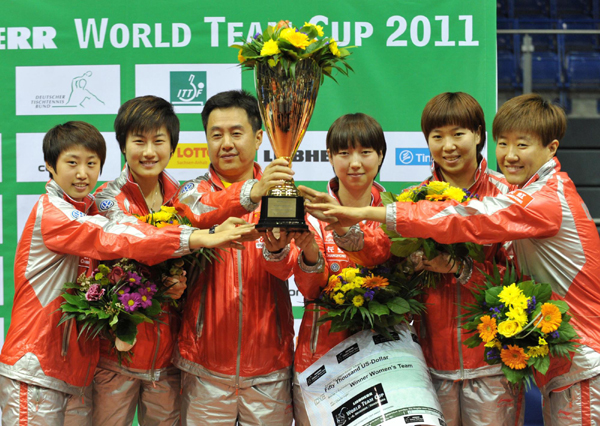 李曉霞單雙打取分 中國女團世界杯五連冠