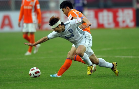 足協(xié)杯：天津泰達(dá)2:1戰(zhàn)勝山東魯能首次捧杯