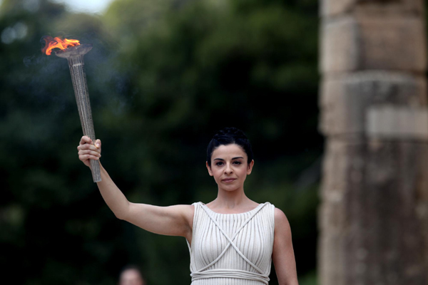 倫敦奧運圣火點燃 火炬傳遞拉開帷幕