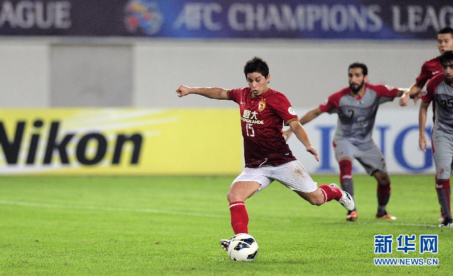 亞冠：孔卡埃神建功 恒大2:0主場(chǎng)勝萊克維亞