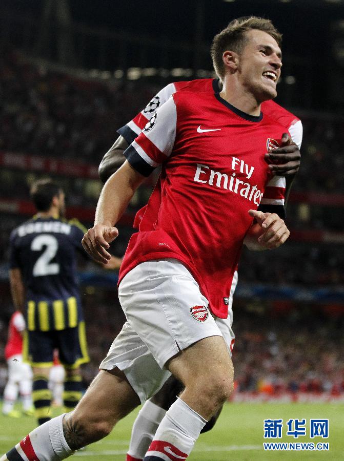 歐冠：總分5:0勝費(fèi)內(nèi)巴切 阿森納連續(xù)16年進(jìn)正賽