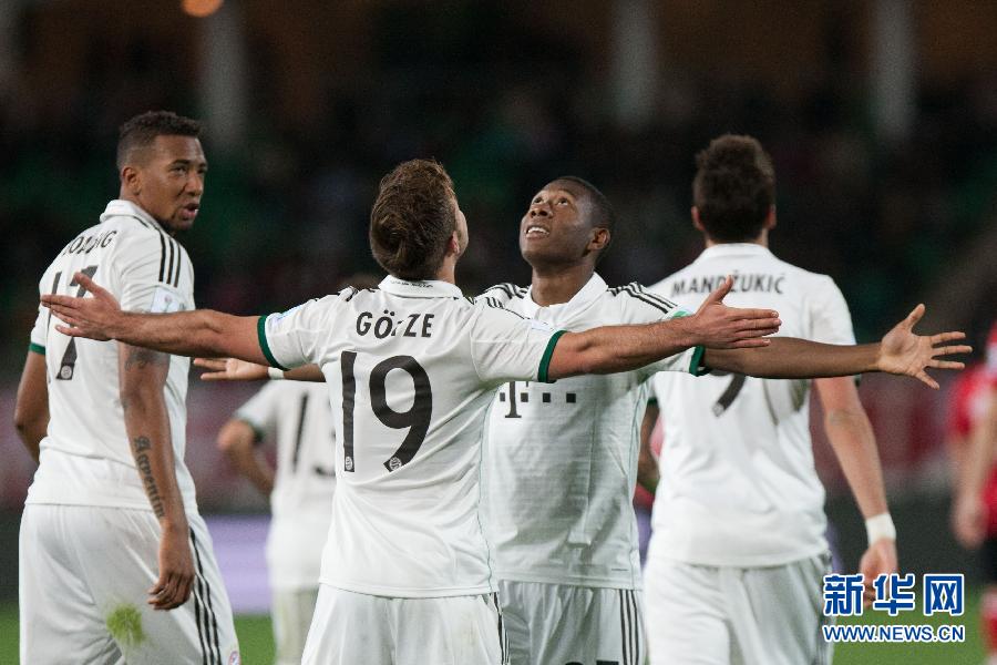 世俱杯：廣州恒大0:3負于拜仁慕尼黑