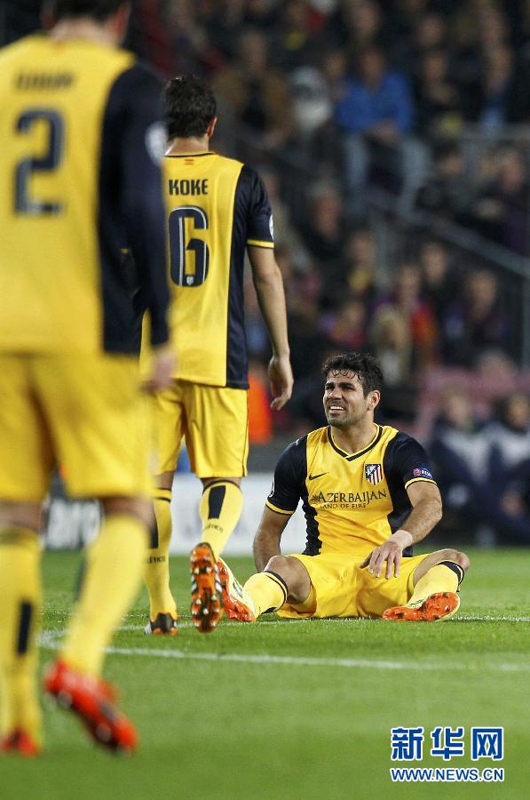 歐冠：內(nèi)馬爾救主 巴薩主場1:1平馬競