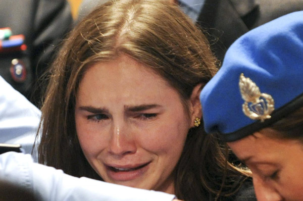 Amanda Knox and her former boyfriend left prison after four years on Monday when an Italian appeals court cleared them of the 2007 murder of British student Meredith Kercher. Italian appeal court clears Amanda Knox of murder