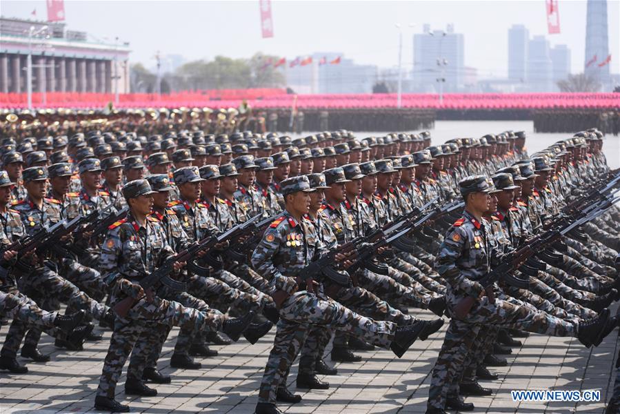 In pics: DPRK displays submarine-launched ballistic missile at military parade